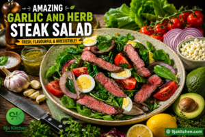 How to Make Garlic and Herb Steak Salad: A Delicious Flavour-Packed Delight🥩