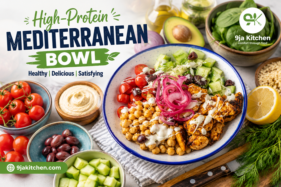 High-Protein Mediterranean Bowl