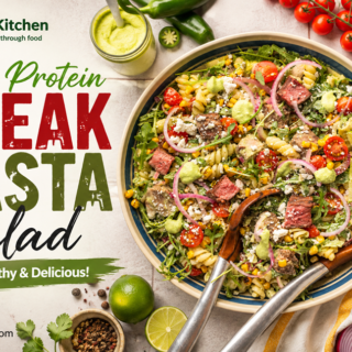 High-Protein Steak Pasta Salad