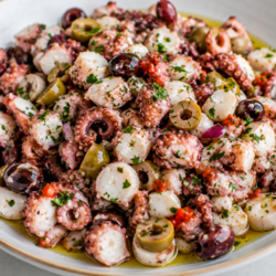 How to Make Octopus Salad: A Delicious Flavour-Packed Delight🐙🥗✨ 6 homemade octopus salad