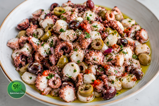 How to Make Octopus Salad: A Delicious Flavour-Packed Delight🐙🥗✨ 4 homemade octopus salad