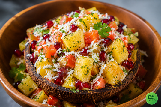 healthy pineapple salad