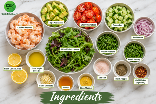 How to Make Prawn Avocado Salad: A Delicious Flavour-Packed Delight🦐🥑✨ 2 healthy prawn salad