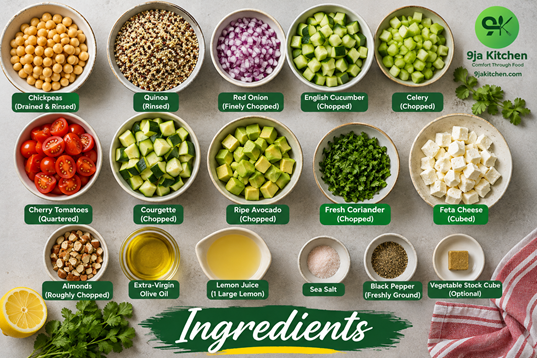 How to Make Quinoa Chickpea Protein Salad: High-Protein Delight π₯πΎπ«β¨ 2 quinoa chickpea salad