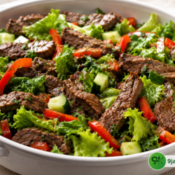 low carb beef salad
