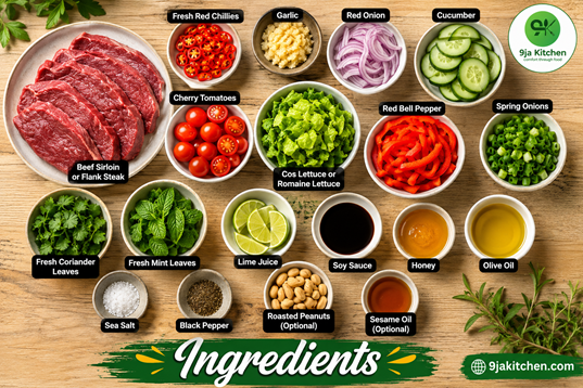 beef salad recipe