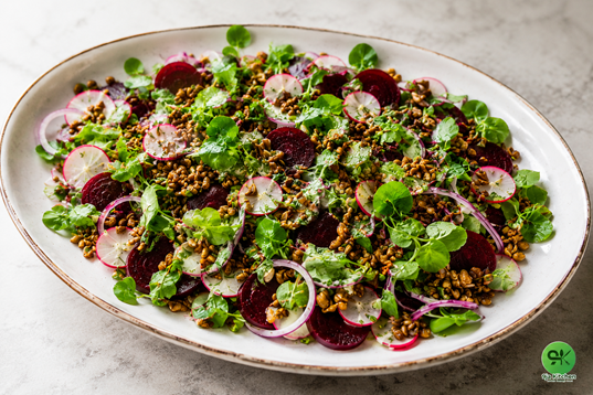 fresh watercress salad
