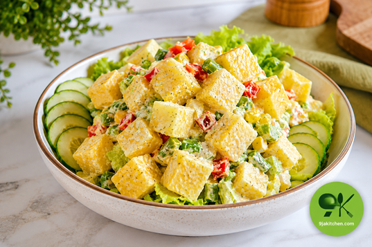 How to Make Yam Salad: A Delicious Creamy Delight 🥗🍠✨ 4 healthy yam salad