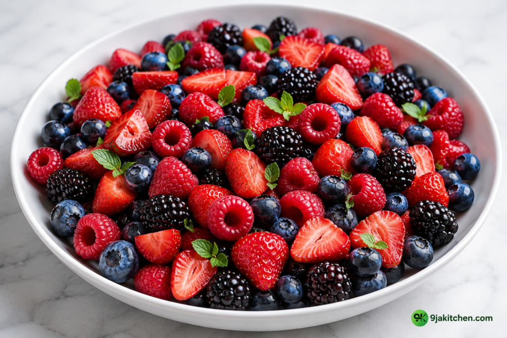 strawberry blueberry salad