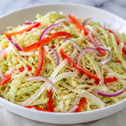 homemade cabbage slaw