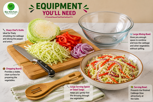 Cabbage salad equipment