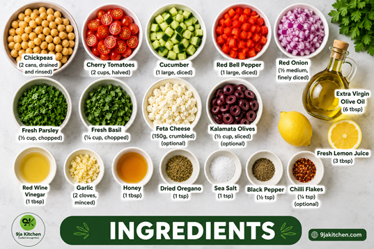 easy chickpea salad recipe