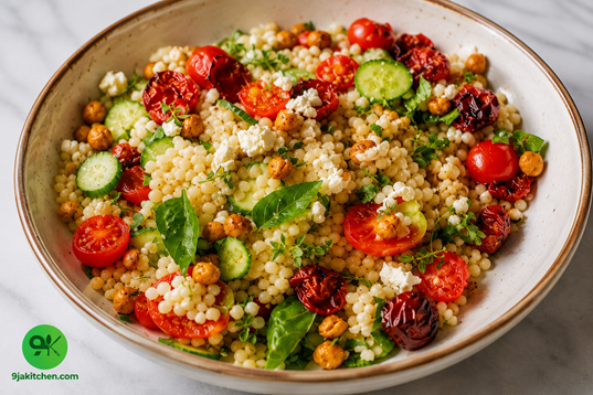 homemade couscous salad