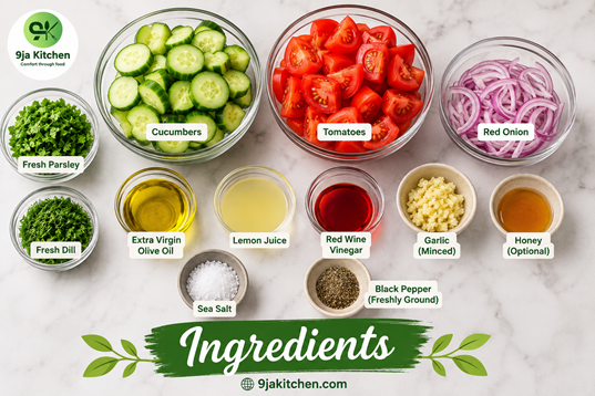 tomato cucumber salad