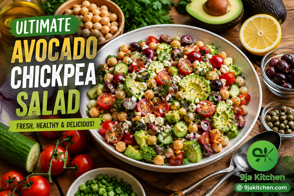 Avocado Chickpea Salad