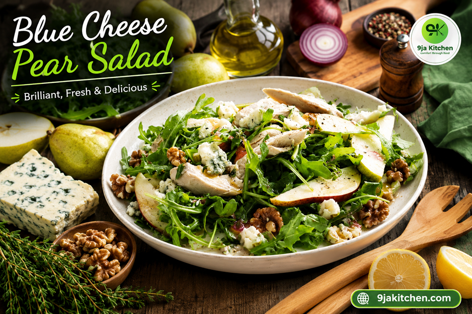 Blue Cheese Pear Salad