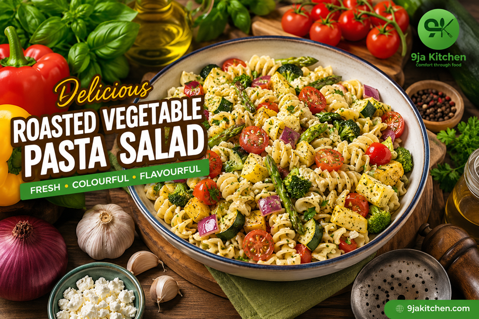 Roasted Vegetable Pasta Salad