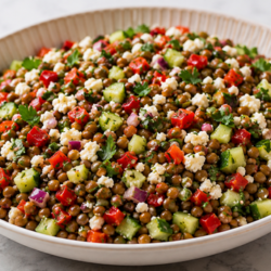 How to Make Lentil Salad: A Delicious Flavour-Packed Delight 🥗🌿✨ 6 Mediterranean salad recipe