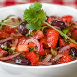 Mediterranean tomato salad