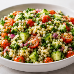 Mediterranean couscous salad
