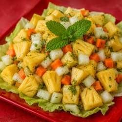 cucumber pineapple salad