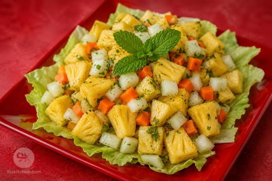 How to Make Pineapple Mint Salad: A Delicious Refreshing Delight🍍🌿✨ 4 cucumber pineapple salad
