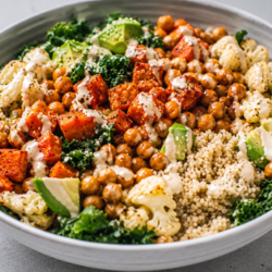 roasted vegetable bowl