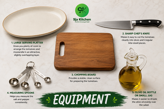 Simple salad equipment