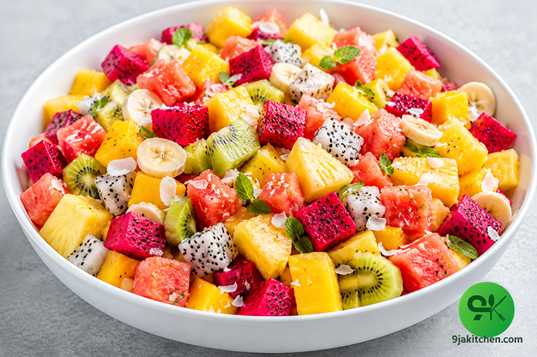 fresh tropical fruits