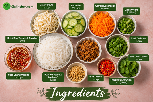 Vietnamese noodle salad recipe