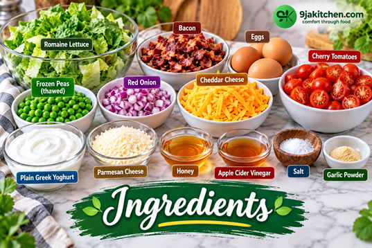 seven layer salad recipe