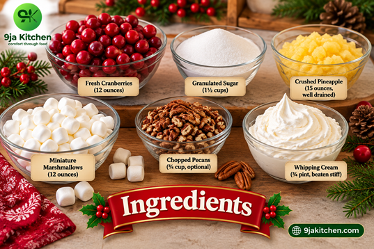 How to Make Christmas Cranberry Salad: A Delicious Festive Creamy Delight🎄🍒✨ 2 cranberry salad recipe