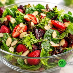 strawberry spinach salad