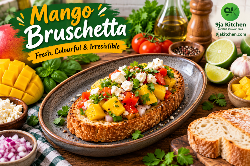 Mango Bruschetta