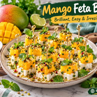 Mango Feta Bites