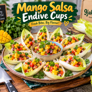 Mango Salsa Endive Cups