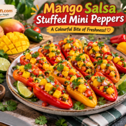 Mango Salsa Stuffed Mini Peppers