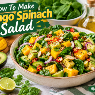 Mango Spinach Salad