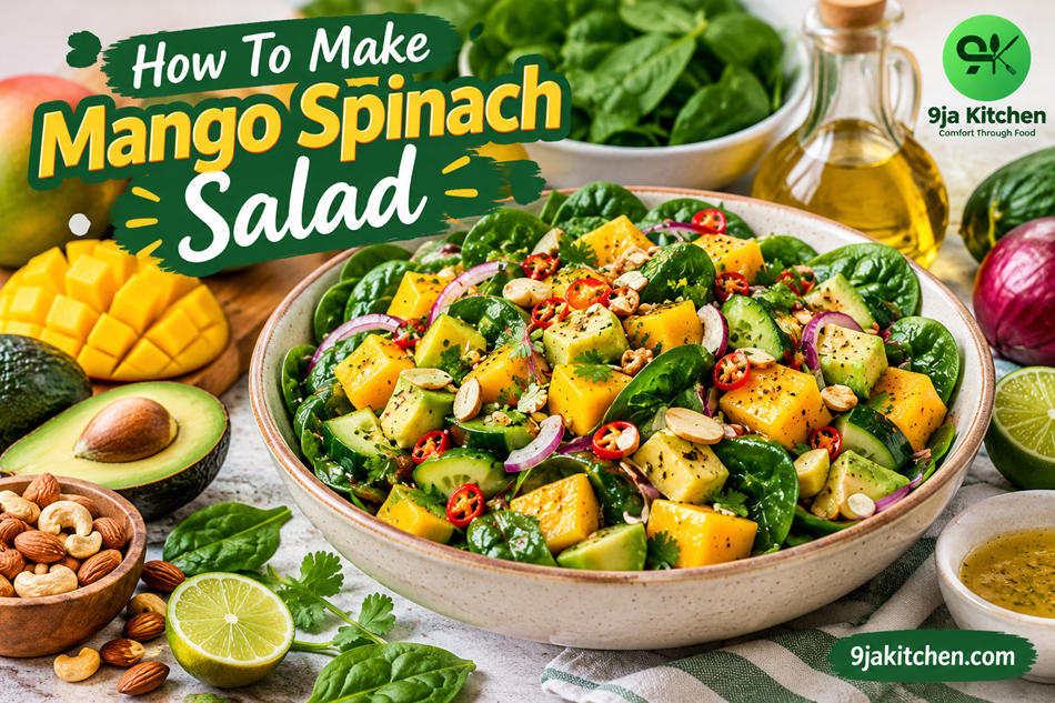 Mango Spinach Salad
