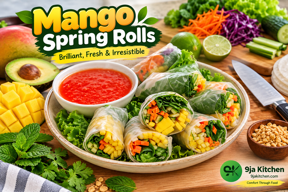 Mango Spring Rolls