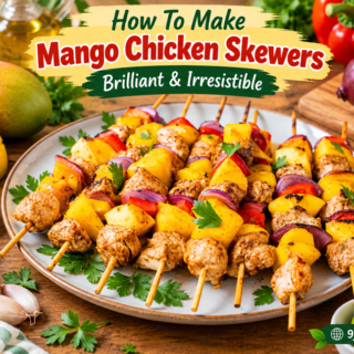 Mango Chicken Skewers