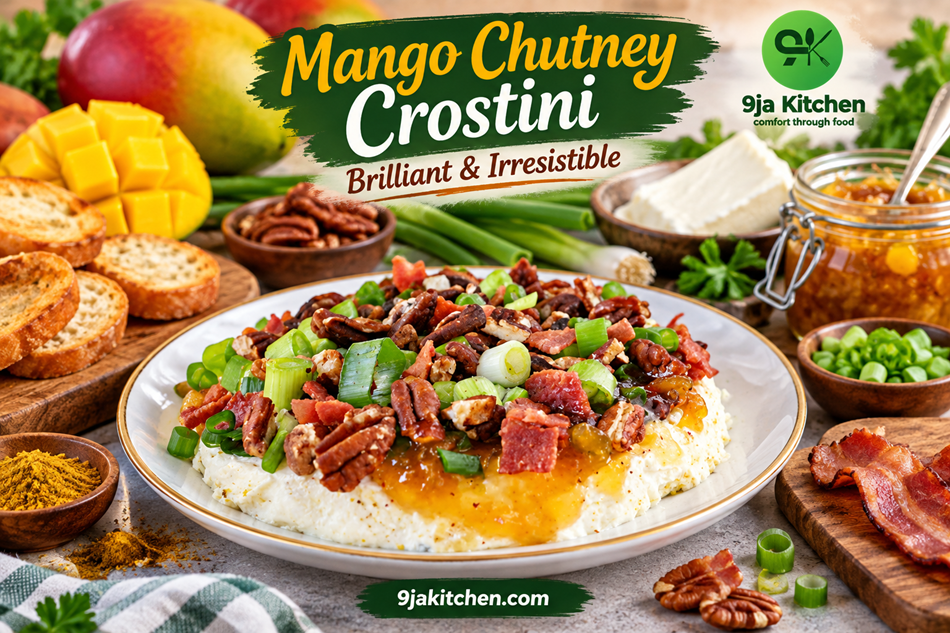 Mango Chutney Crostini