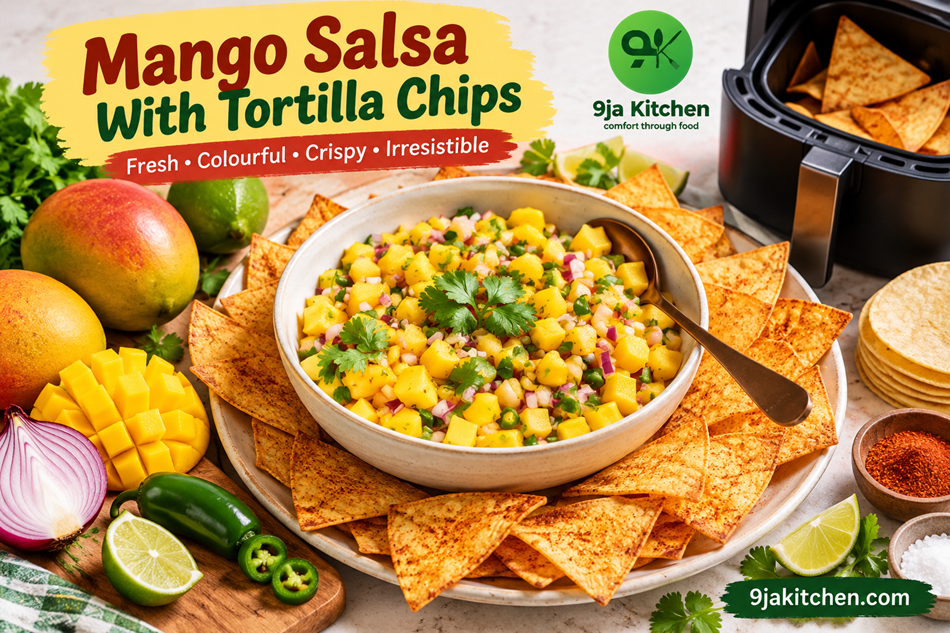 Mango Salsa With Tortilla Chips