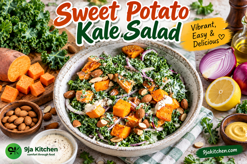 Sweet Potato Kale Salad