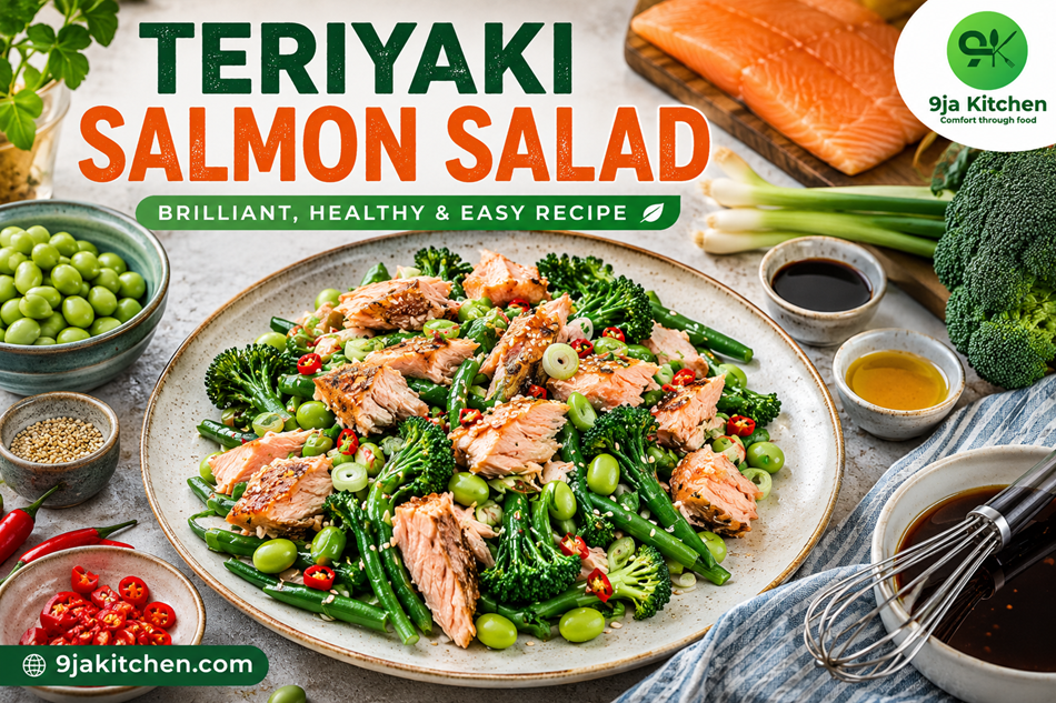 Teriyaki Salmon Salad