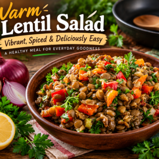 How to Make Warm Lentil Salad: A Delicious Spiced Vibrant Delight🌿🥗✨ 16 Warm Lentil Salad