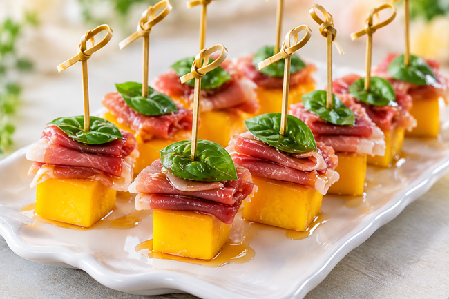 prosciutto appetiser