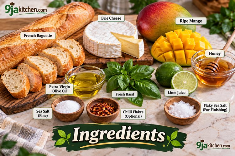 How to Make Mango Brie Crostini: A Delicious Sweet Delight🥭🧀✨ 2 mango brie appetizer