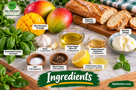 mango bruschetta recipe