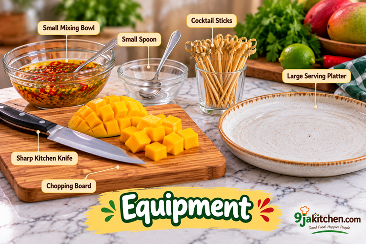 Mango Chilli Bites Equipment